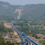 Moving Raw Industrial Materials Across Mountain Terrain