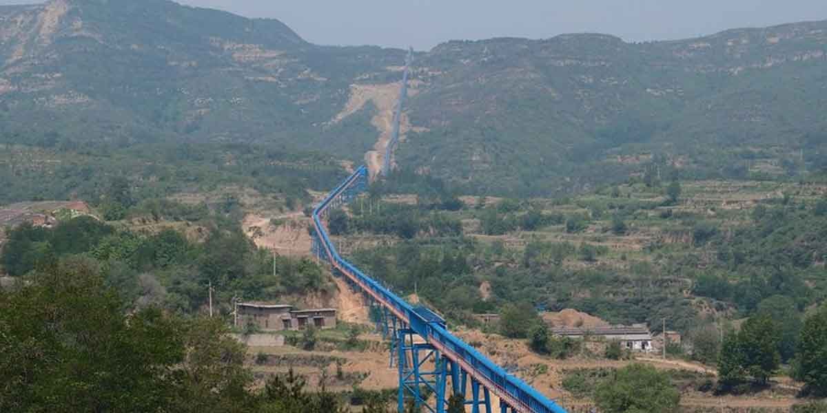 Moving Raw Industrial Materials Across Mountain Terrain